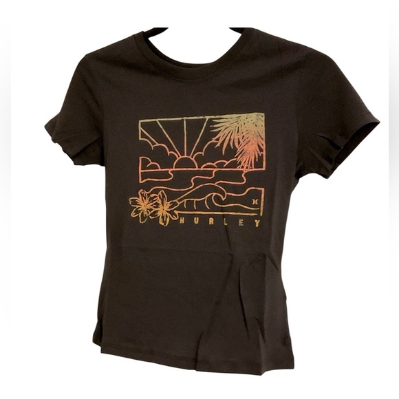 Hurley TALLIE PERFECT CREW TEE size XSMALL - Picture 7 of 7
